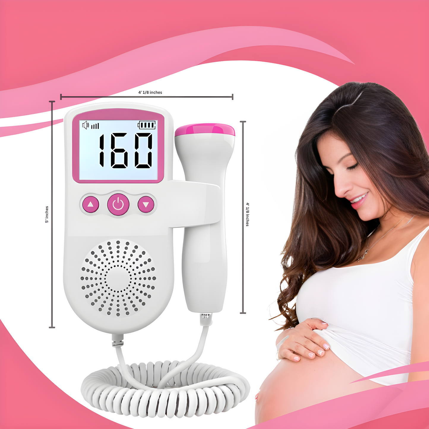 The Fetal Doppler | Best Fetal Doppler for Expectant Moms with Gel Pack